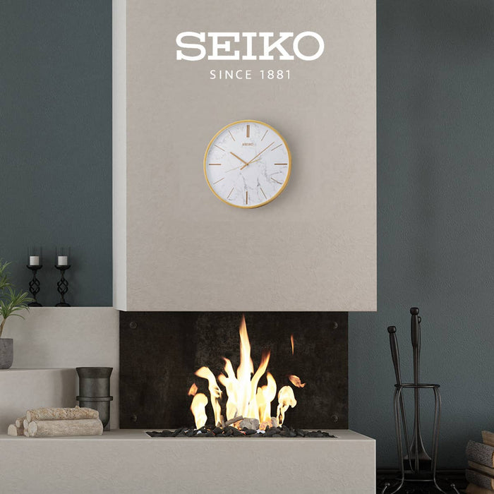 13" Seiko Pax "Millennial" Wood Wall Clock