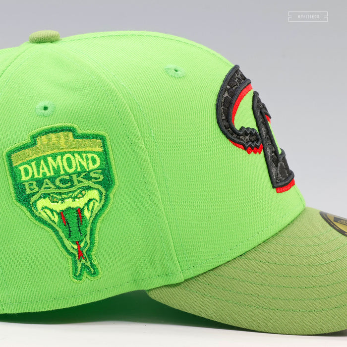 ARIZONA DIAMONDBACKS 1998 INAUGURAL SEASON KOBE VI PROTRO GRINCH INSPIRED NEW ERA CAP