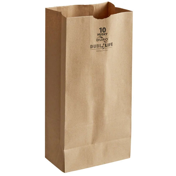 BAG/ Kraft/ #10 Husky, 400/cs Item# 70210