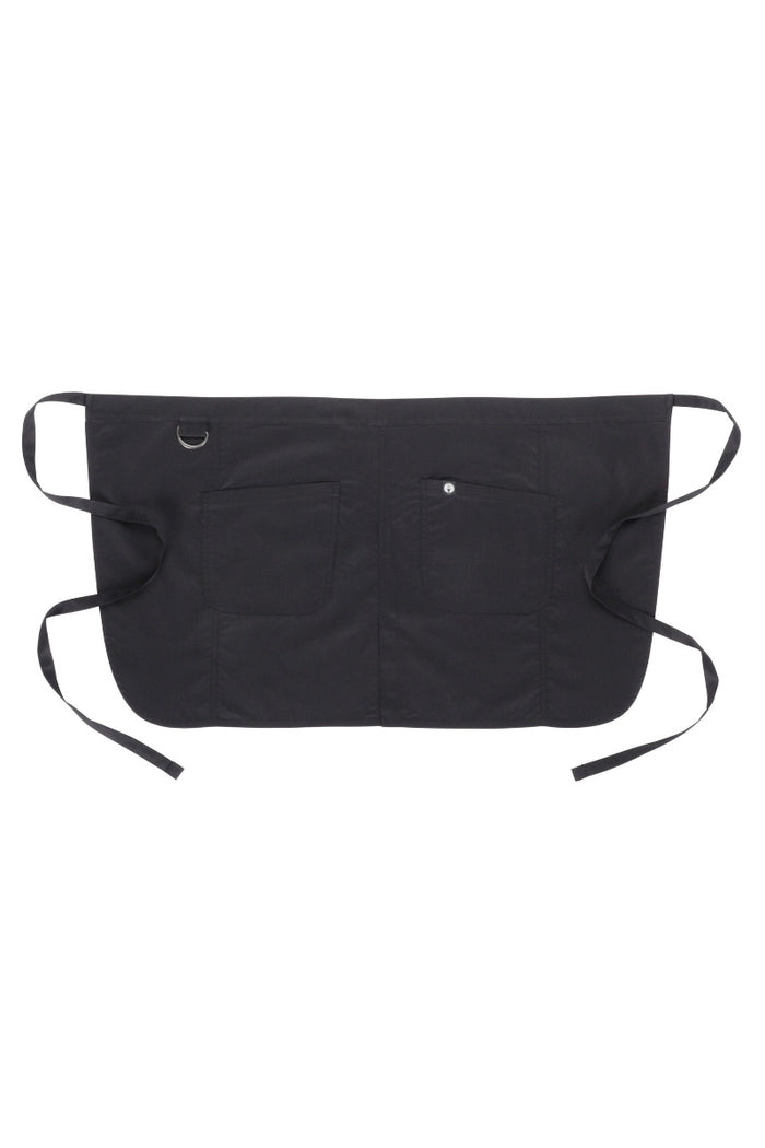 Chef Works Brio Black Half Bistro Apron