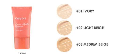 Cathy Doll Cover Matte Foundation SPF 15 PA+++