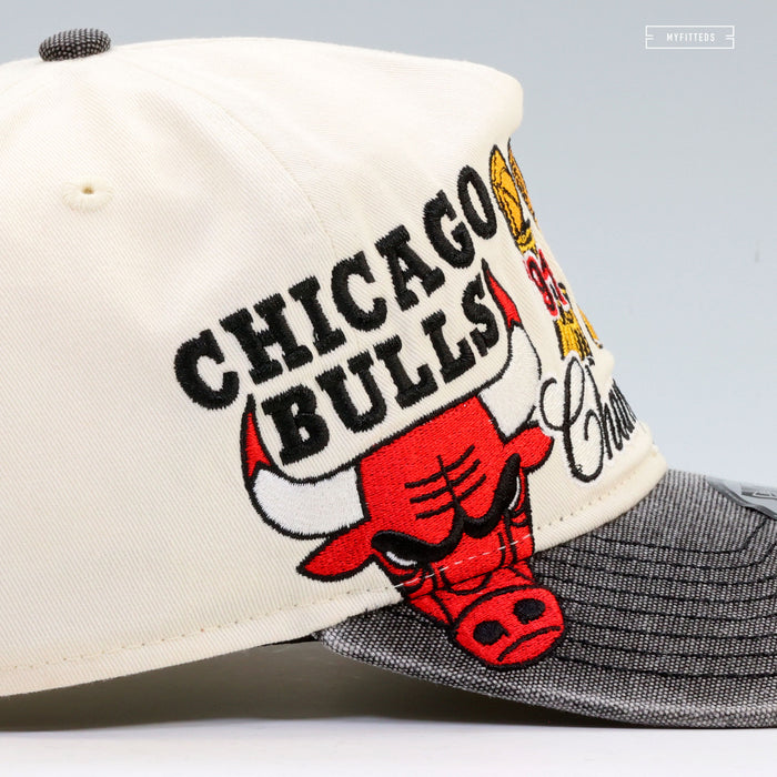 CHICAGO BULLS 1991, 1992, 1993 3 PEAT NBA FINALS CHAMPIONS NEW ERA 19TWENTY SNAPBACK