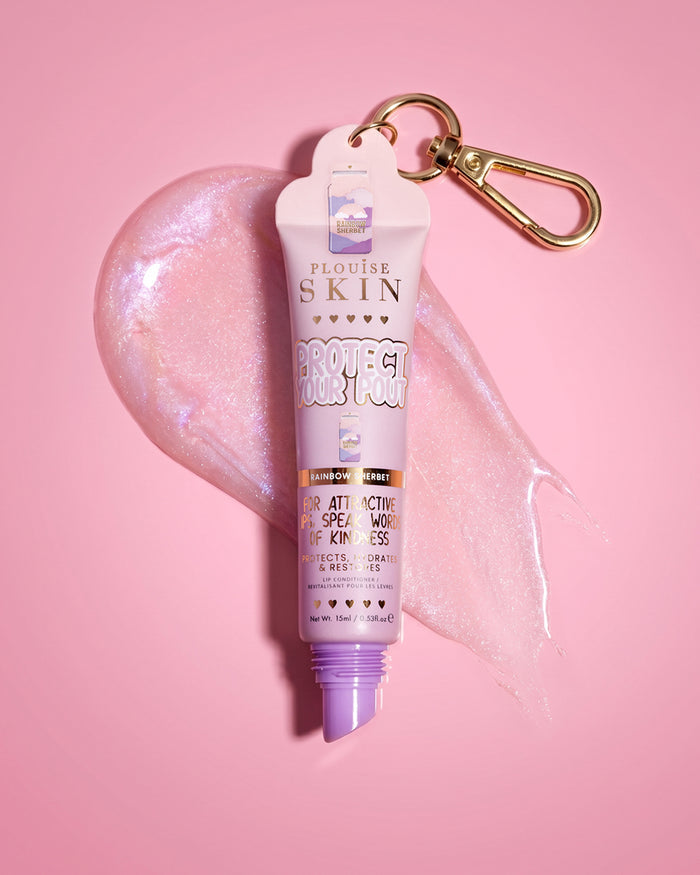 P.Louise Protect Your Pout Glitter Lip Conditioner Rainbow Sherbet