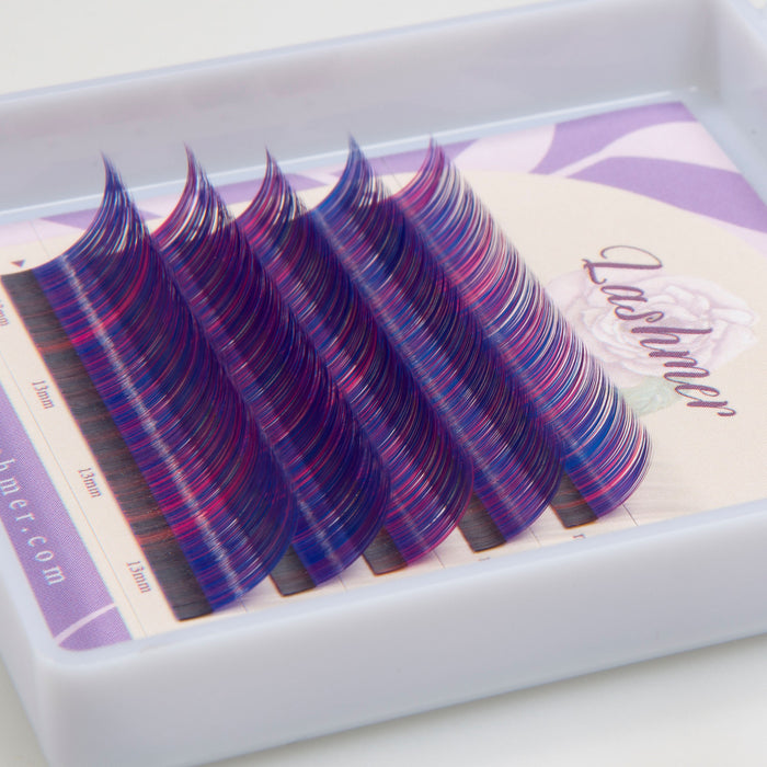 Color Volume lashes Sampler -- BL Colour (5 lines) - Lashmer