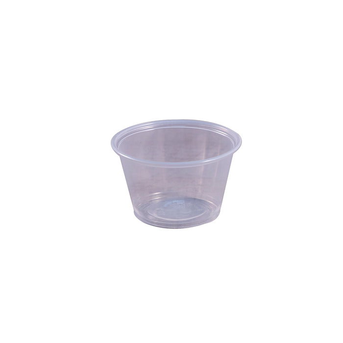 CONTAINER/ Portion, Plastic 4 oz, 2500/cs-Food Service