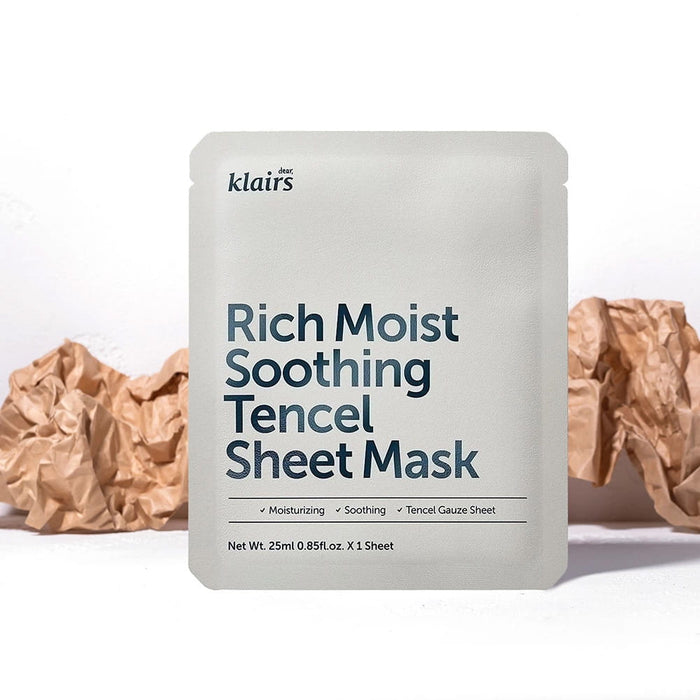 Dear Klairs Rich Moist Soothing Tencel Sheet Mask 1Pc