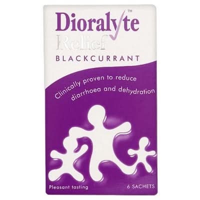 Dioralyte Relief Blackcurrant 6 Sachets