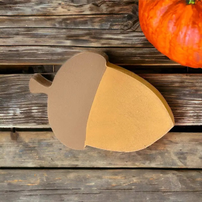 Fall Acorn MDF Shelf Sitter