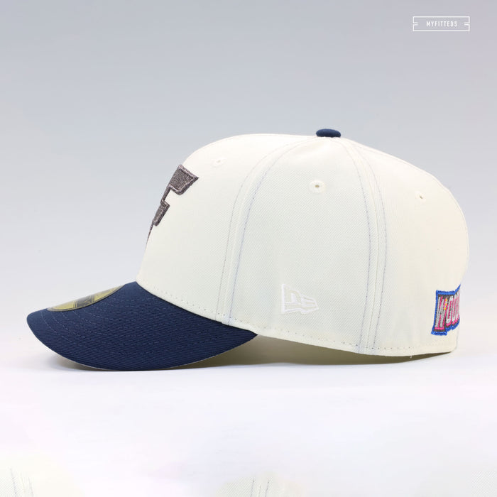 FAYETTEVILLE WOODPECKERS NJ TRANSIT INSPIRED OFF WHITE NEW ERA FITTED CAP