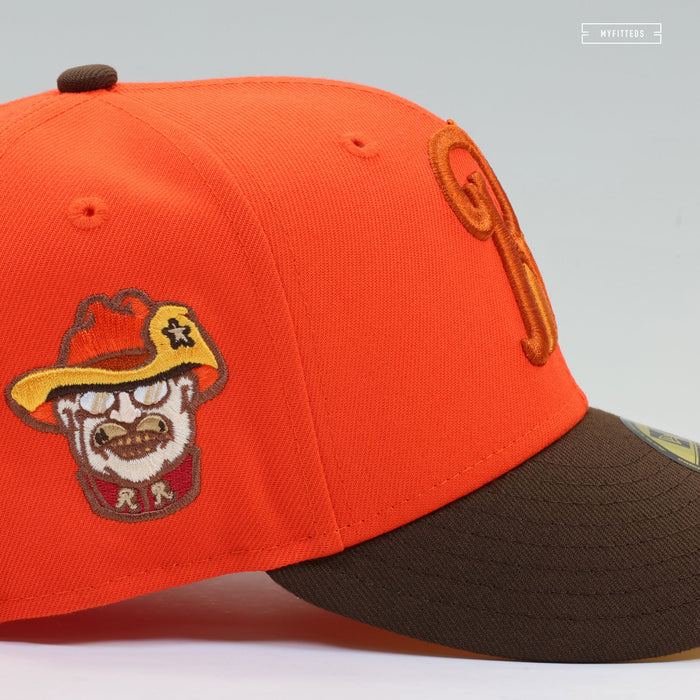 FRISCO ROUGH RIDERS FINAL FANTASY VII RED XIII INSPIRED NEW ERA FITTED CAP