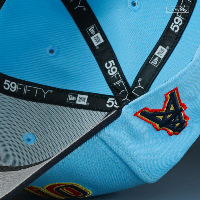 HOUSTON OILERS NFL LUV YA BLUE! ALTERNATE NEW ERA FITTED CAP