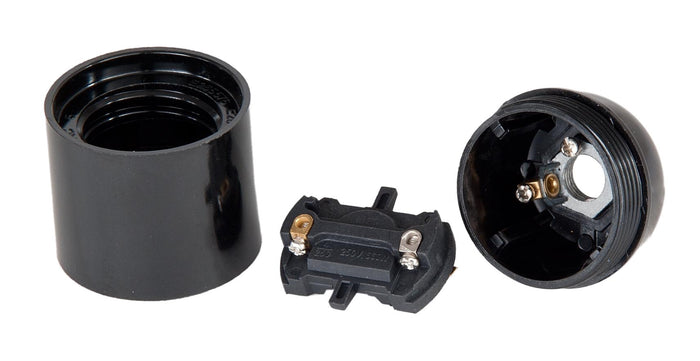 Keyless 3 Piece Smooth Phenolic E26 Socket (47666)