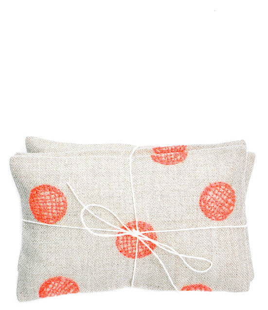 Lavender Linen Sachet Set in Neon Dots - LEIF