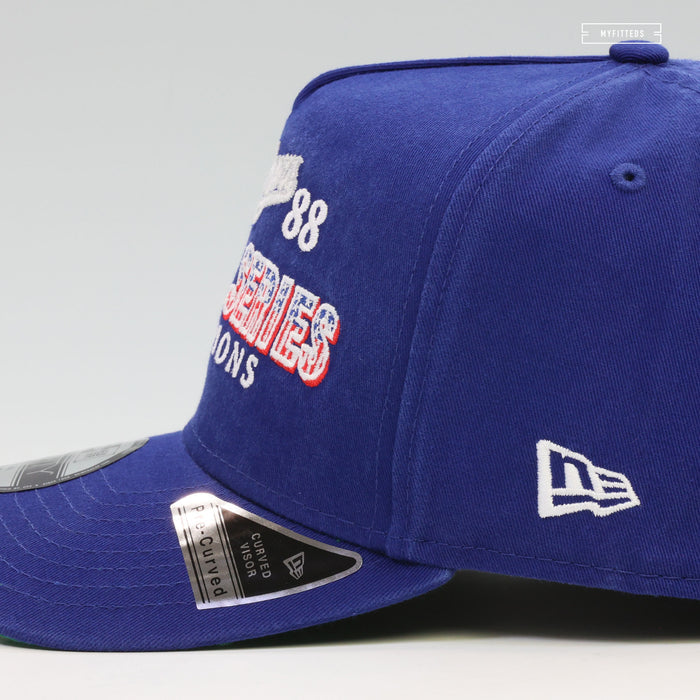 LOS ANGELES DODGERS 1988 WORLD SERIES CHAMPIONS HISTORIC 9FIFTY NEW ERA A-FRAME SNAPBACK HAT