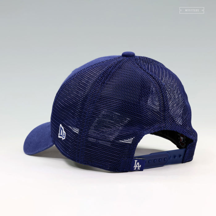 LOS ANGELES DODGERS NEW ERA 9FORTY ADJUSTABLE TRUCKER MESH DAD HAT