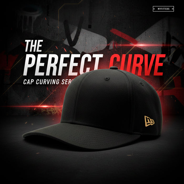 MYFITTEDS CAP VISOR CURVING SERVICE UP TO 3 CAPS (MUST PURCHASE CAPS)