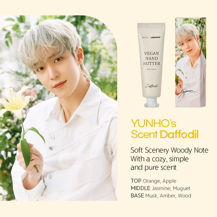 Nacific x ATEEZ Special Collaboration Scent In Bloom Vegan Hand Butter Set asian authentic genuine original korean skincare montreal toronto calgary canada thekshop thekshop.ca natural organic vegan cruelty-free cosmetics kbeauty vancouver free shipping clean beauty routine skin makeup kpop stayz stan fandom photocard stray kids treasure ateez atiny