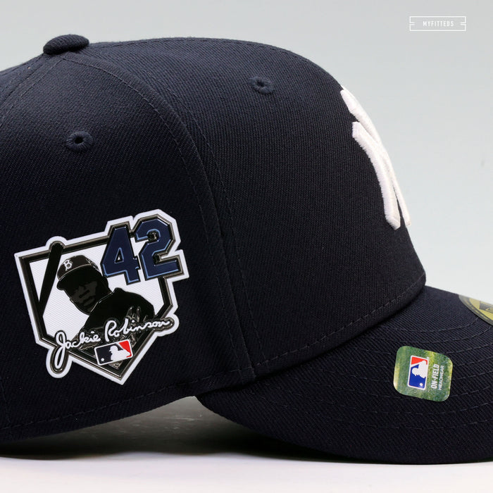 NEW YORK YANKEES 2026 JACKIE ROBINSON DAY #42 ON-FIELD NEW ERA FITTED CAP