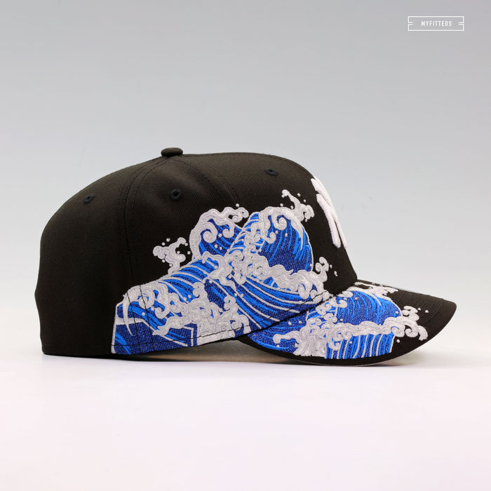 NEW YORK YANKEES MAKING WAVES COAST TO COAST WORLDWIDE NEW ERA FITTED CAP
