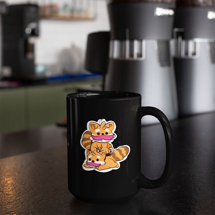 Rayofpandas 15oz Black Mug