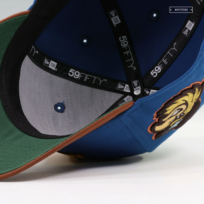 ROCHESTER RED WINGS BRUCE THE BAT DOG HOMEWARD BOUND INSPIRED NEW ERA FITTED CAP