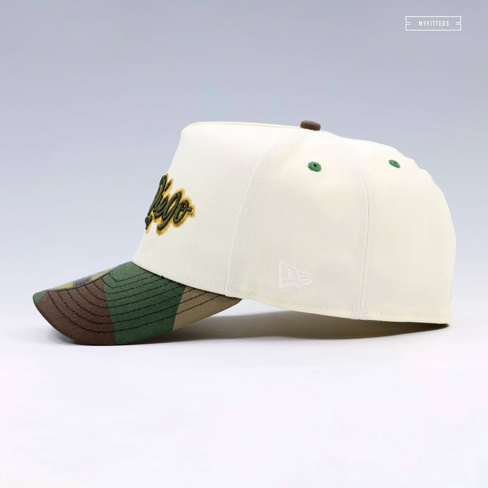SAN DIEGO PADRES PETCO PARK 10TH ANNIVERSARY "OFF WHITE" A-FRAME 59FIFTY NEW ERA CAP