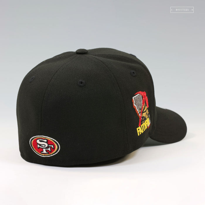 SAN FRANCISCO 49ERS THE 49ER FAITHFUL CLASSIC JET BLACK NEW ERA FITTED CAP