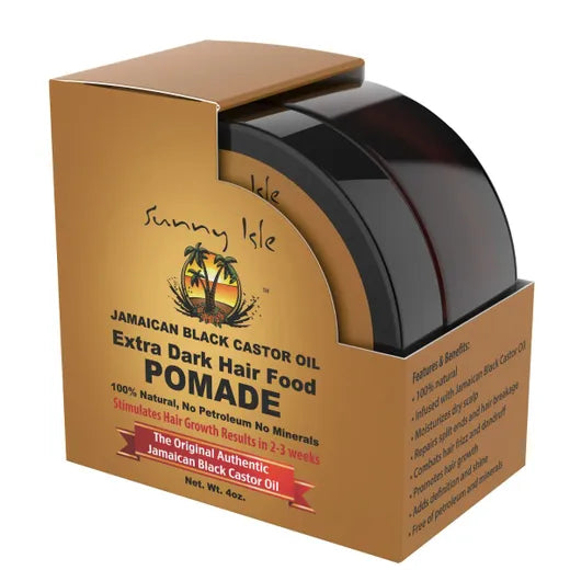 Sunny Isle Extra Dark Jamaican Black Castor Oil Hair Food Pomade 4oz