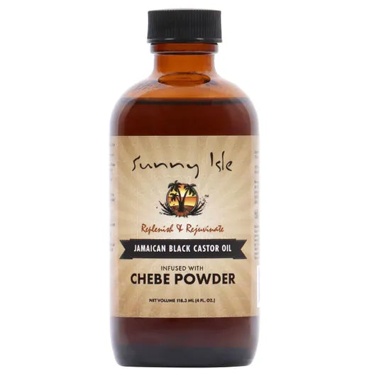 Sunny Isle Jamaican Black Castor Oil infused with Chebe Powder 118ml