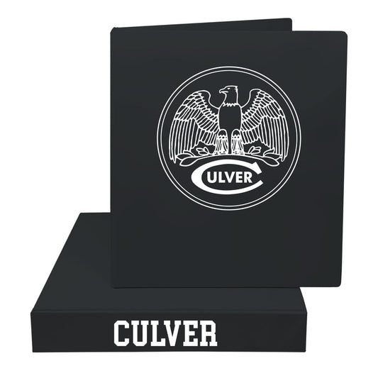 1" Vinyl 3 Ring Binder -Black