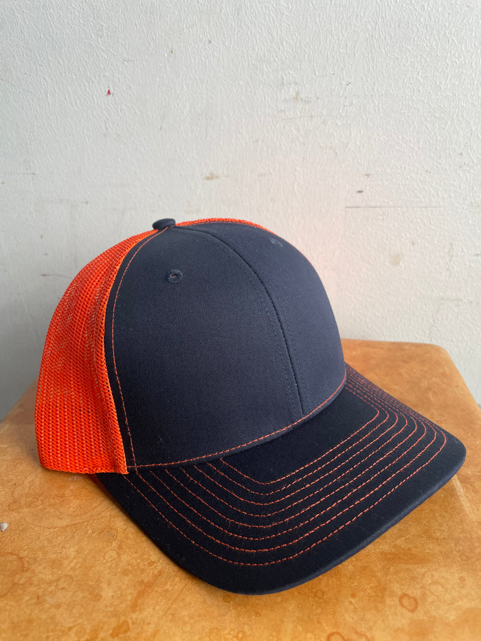 Navy and Orange