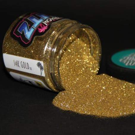 14K Gold Metal Flake - Tropical Glitz