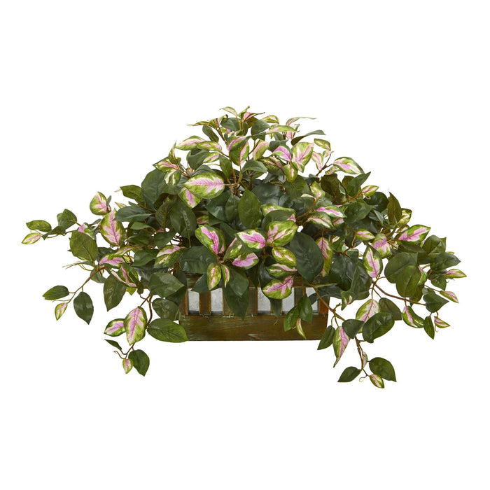 16” Hoya Artificial Plant in Decorative Planter
