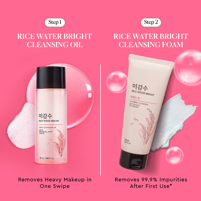 2 Step Rice Water Bright Cleansing Kit