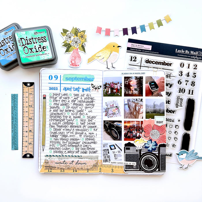 2022 About Last Month 6x8 Stamp Set