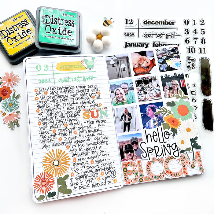 2022 About Last Month 6x8 Stamp Set