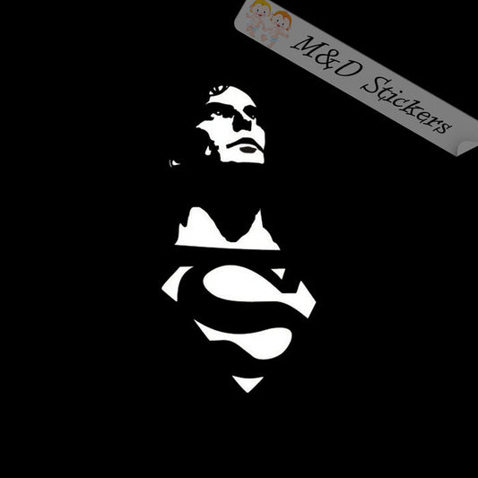 2x Superman Superhero Vinyl Decal Sticker Different colors & size for Cars/Bikes/Windows