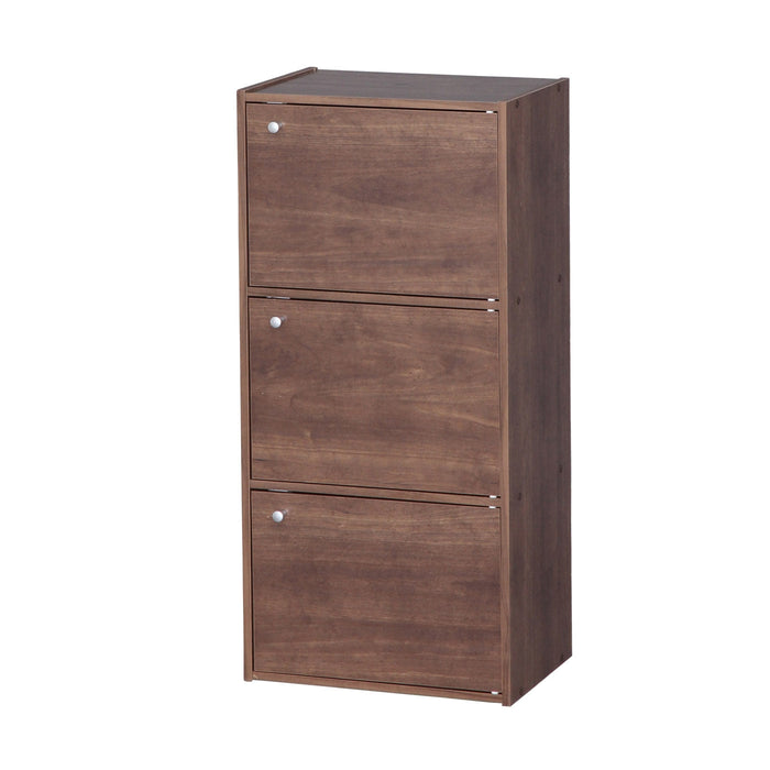 3 shelf door