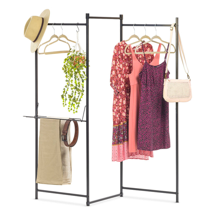 3 Panels Collapsible Clothing Rack - IRIS USA, Inc.