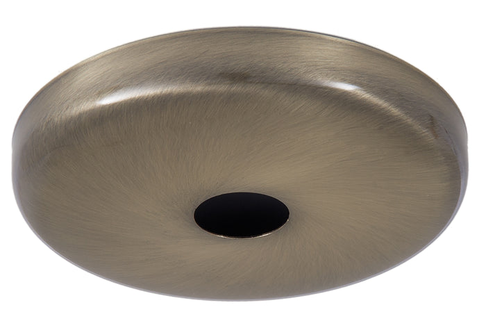 5" Diam. Antique Brass Finish Plain Rounded Canopy and Canopy Kit (11850A)