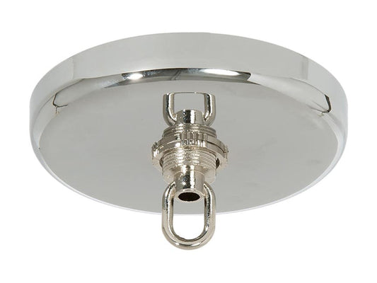 5" Diam. Nickel Finish Plain Rounded Canopy and Canopy Kits (11850N)