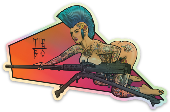 50 Cal Punk Sticker