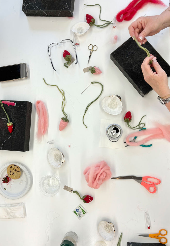5.24.25 Felted Strawberries with Michelle Provencal