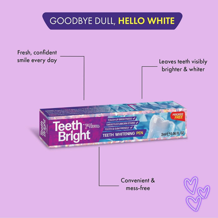 7th Heaven Teeth Bright Whitening Pen 2ml