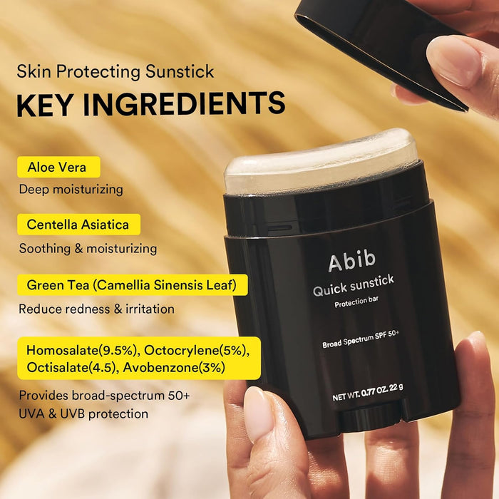 Abib Quick Sunstick Protection Bar SPF50+ 0.77 oz / 22 g