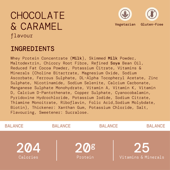 Adday Chocolate & Caramel Flavoured Shake 7 Sachets