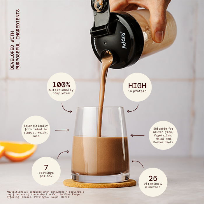 Adday Chocolate Orange Flavoured Shake 7 Sachets