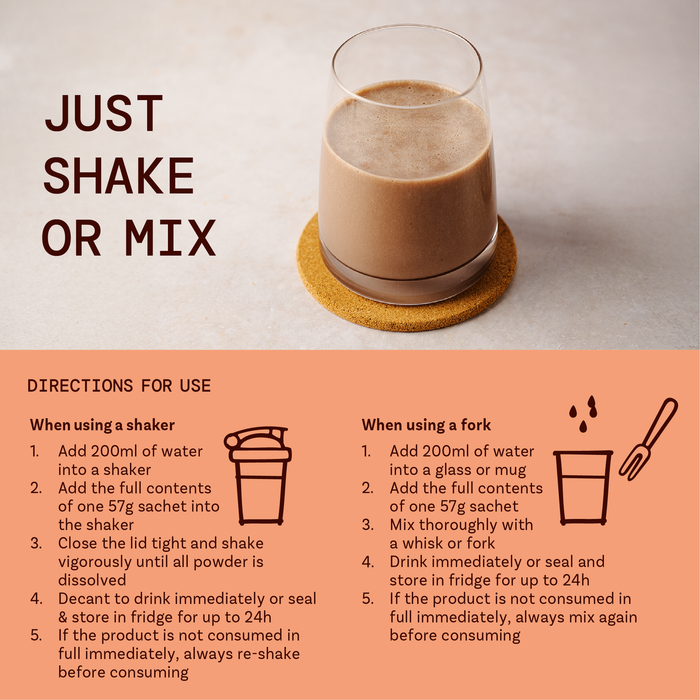 Adday Chocolate Orange Flavoured Shake 7 Sachets