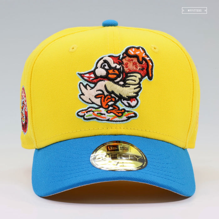 AKRON RUBBERDUCKS X BARBERTON FRIED CHICKEN AND HOT RICE POLLOS HERMANOS NEW ERA HAT