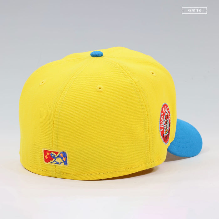 AKRON RUBBERDUCKS X BARBERTON FRIED CHICKEN AND HOT RICE POLLOS HERMANOS NEW ERA HAT